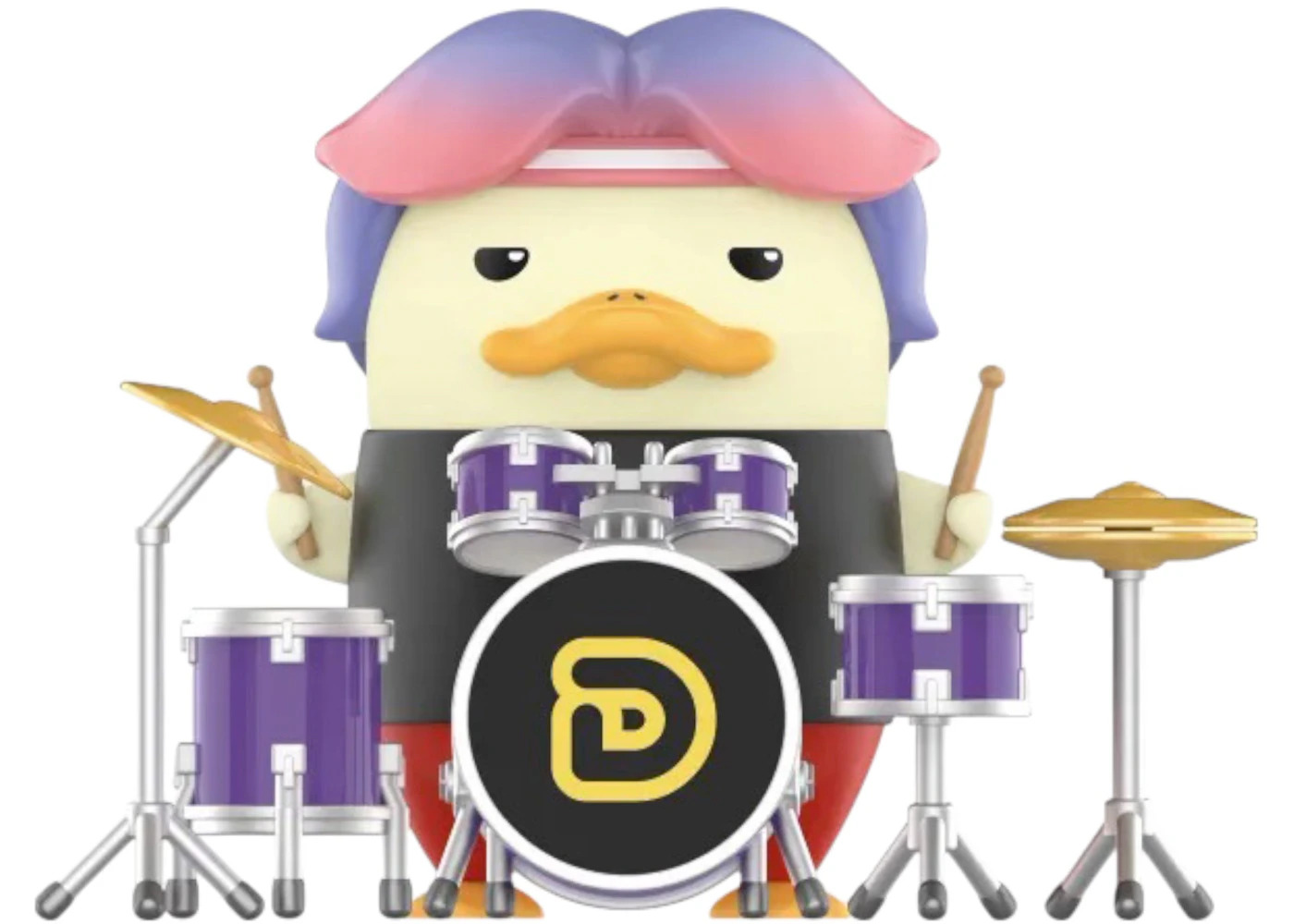 Pop Mart DUCKOO Music Festival Series Drummer Secret Edition Figure - 1