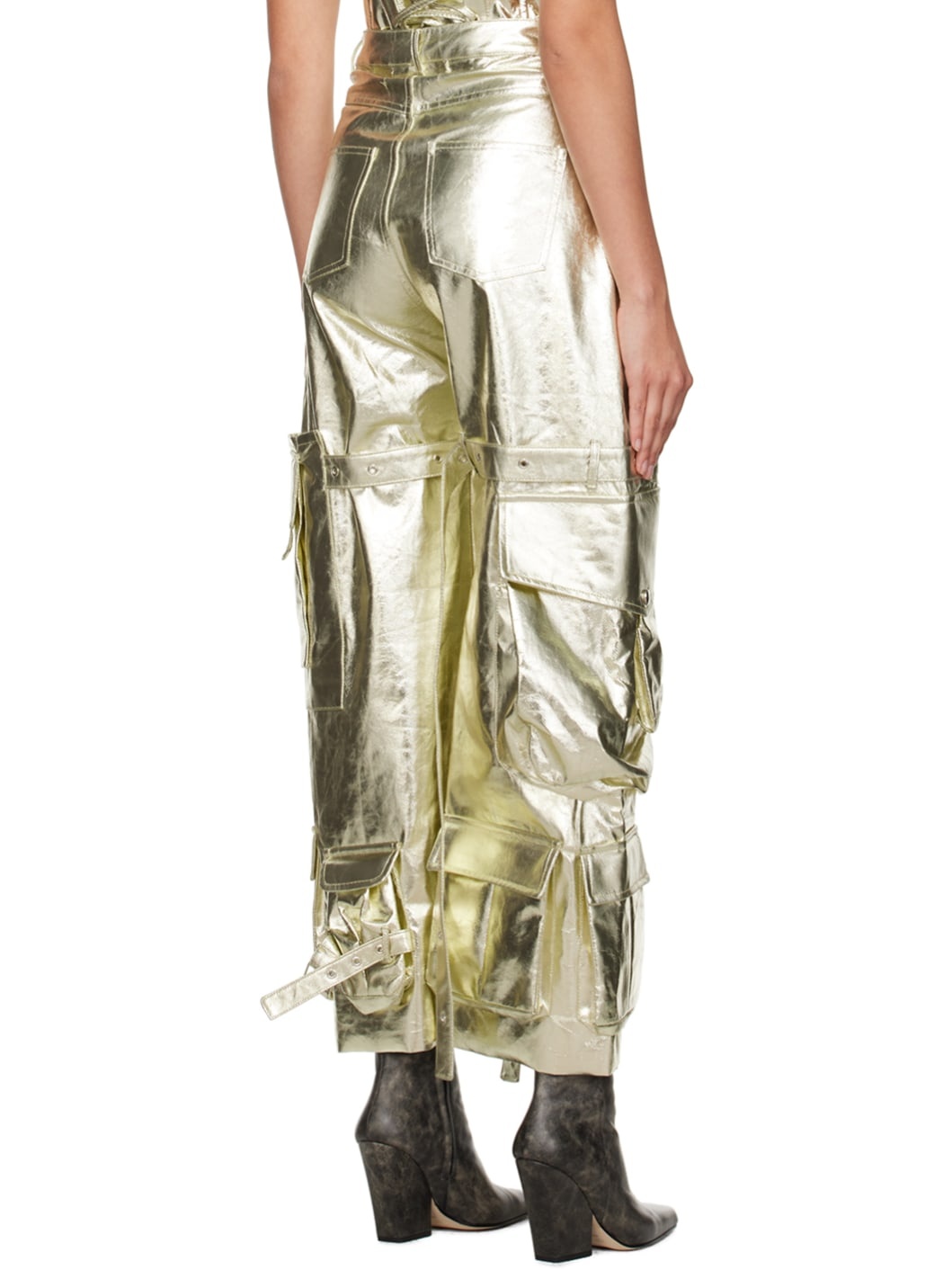 Gold Multipocket Jeans - 3
