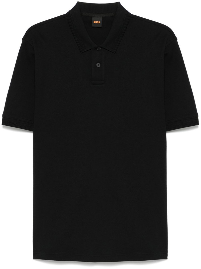 logo-embroidered polo shirt 1