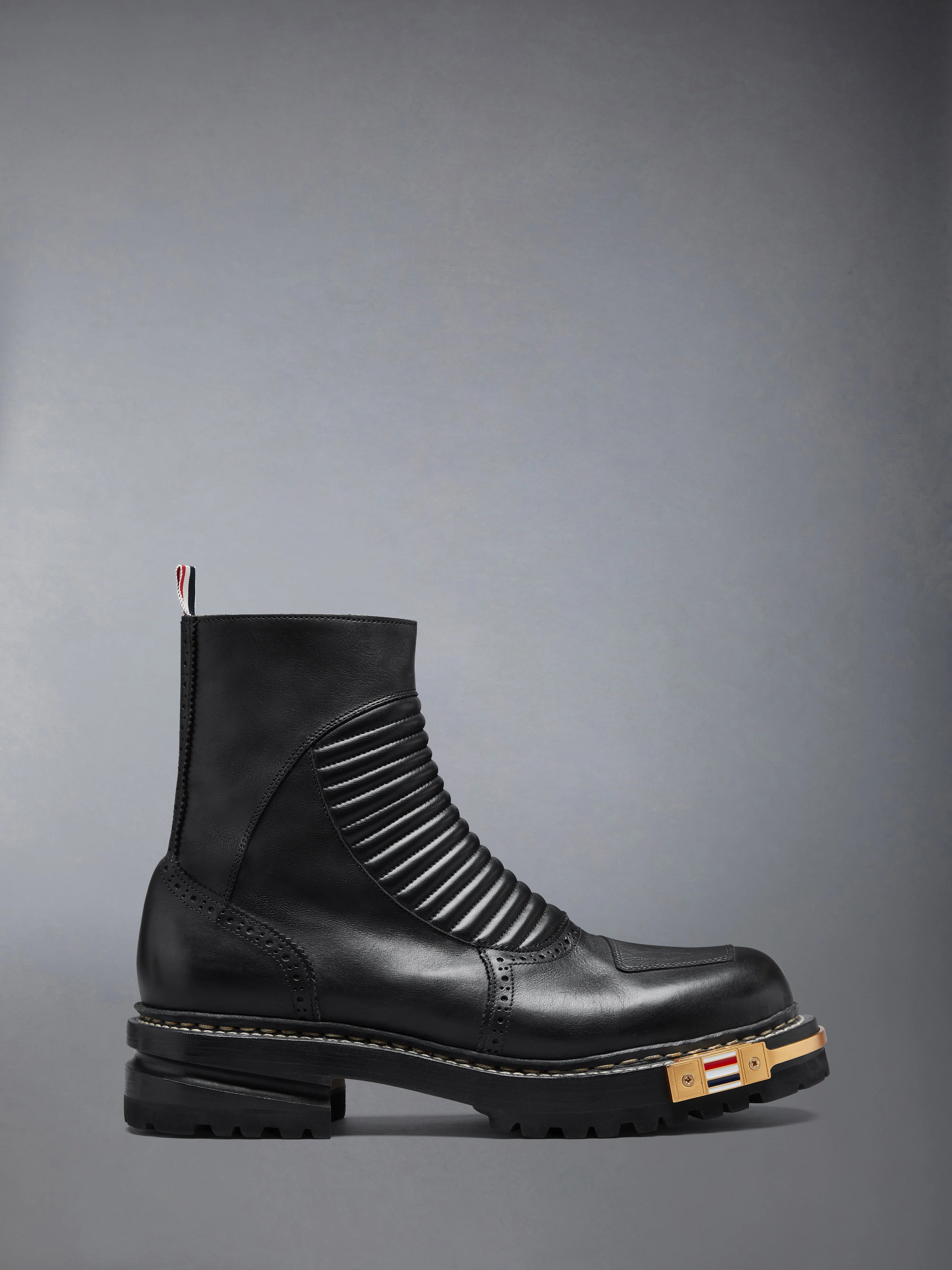 LEATHER MOTO BOOT - 1