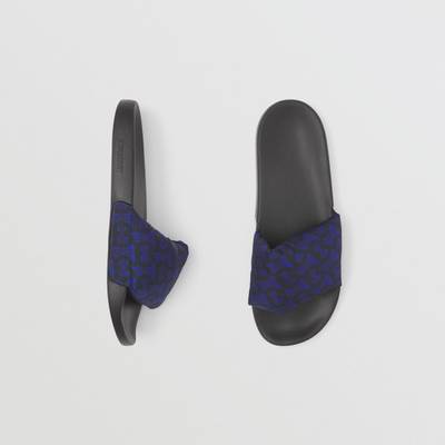 Burberry Monogram Print Padded Slides outlook