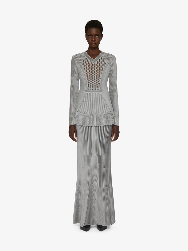 Givenchy DRESS IN VISCOSE WITH FLOUNCES outlook