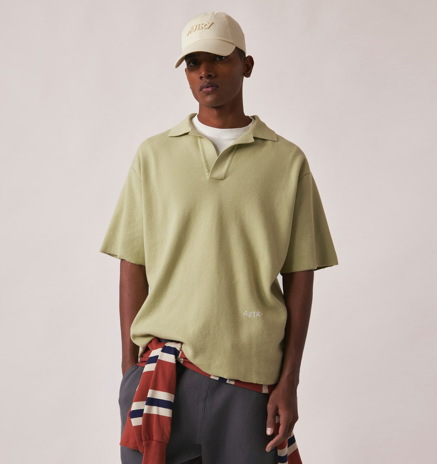 UNISEX SHORT SLEEVE KNIT POLO - 2