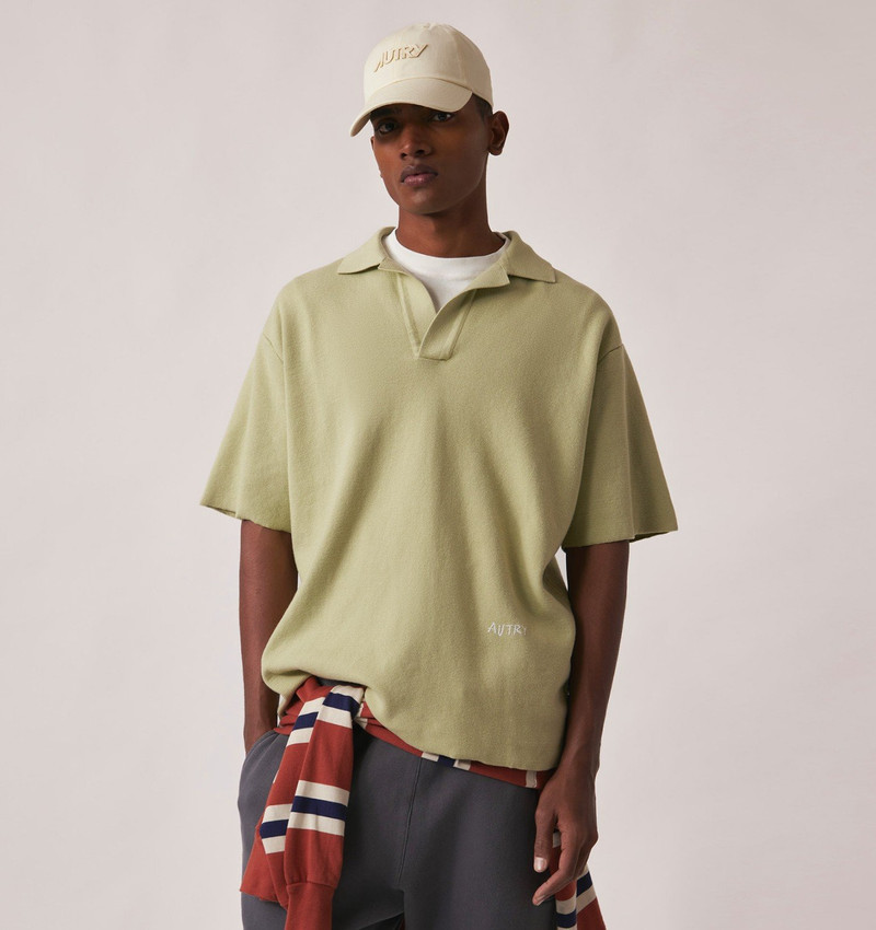 AUTRY UNISEX SHORT SLEEVE KNIT POLO outlook