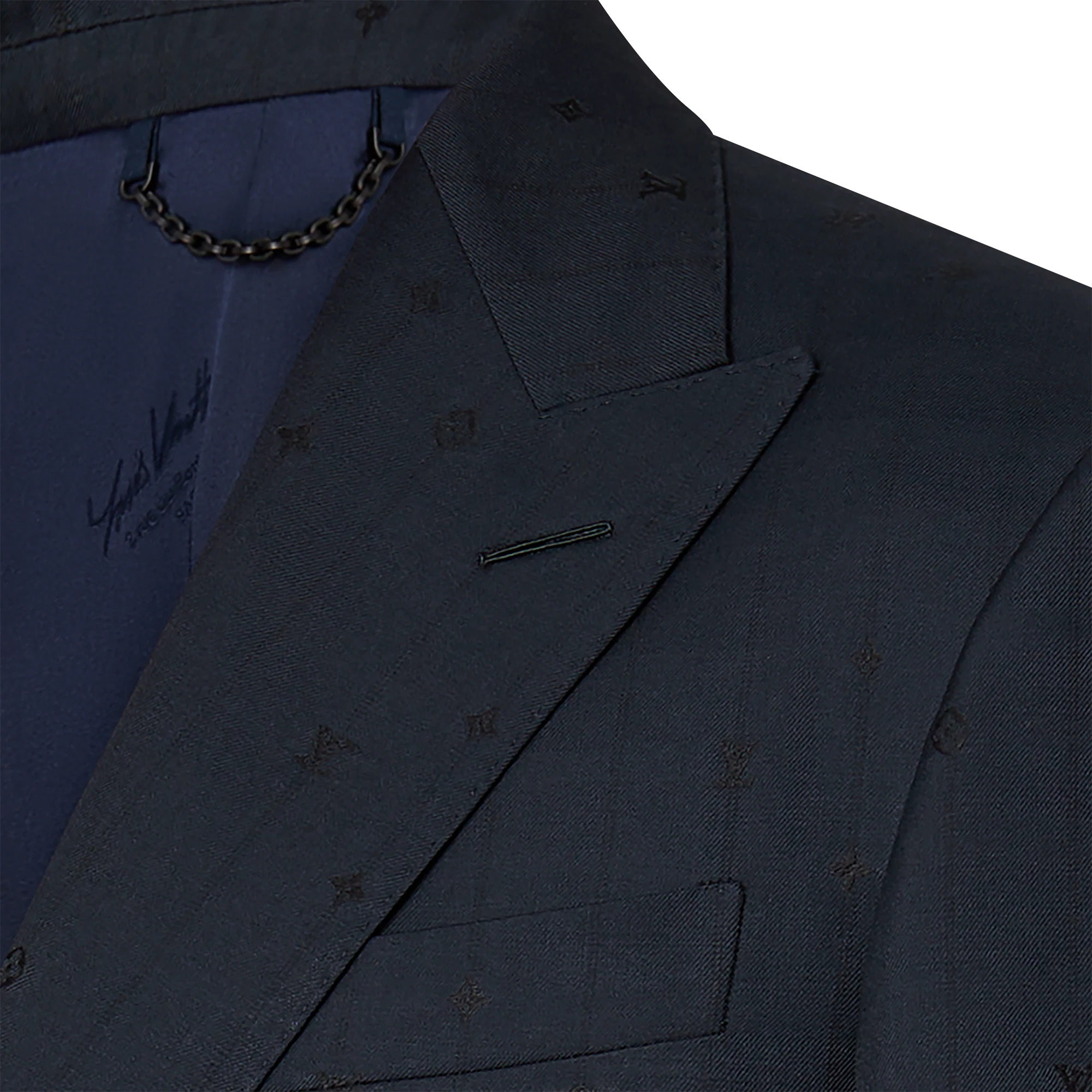 Single-Breasted Wool Pont Neuf Jacket - 3