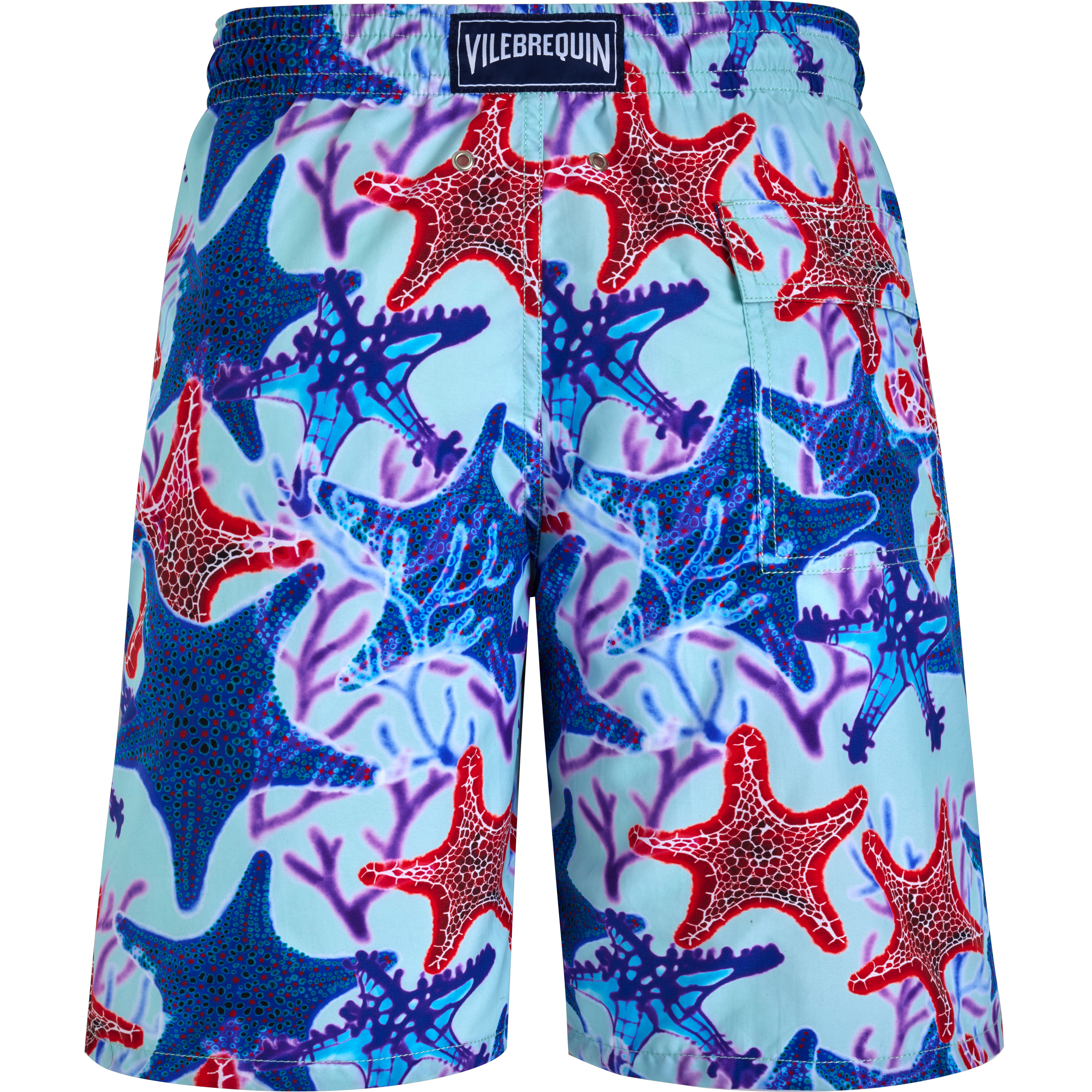 Men Long Swim Trunks Glowed Stars - 2