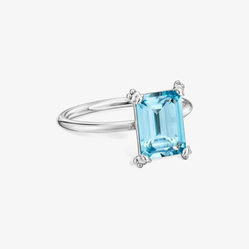 TOUS Silver Ring with topaz Color Pills outlook