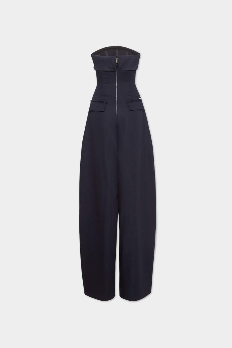 WOOL ROUNDED JUMPSUIT - 2