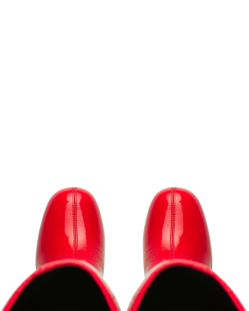 Technical patent leather boots 4