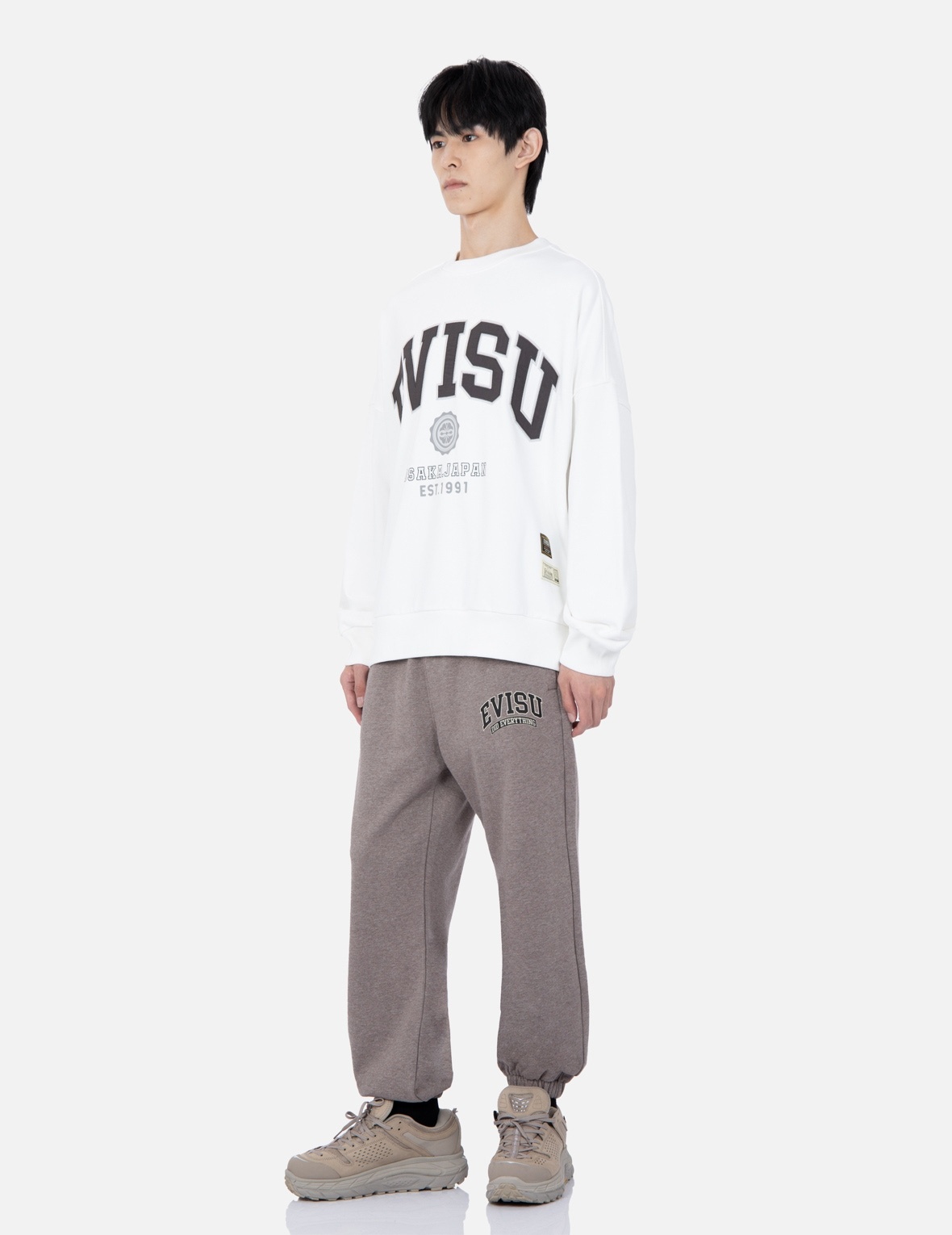 RETRO LOGO PRINT SWEATPANTS - 4