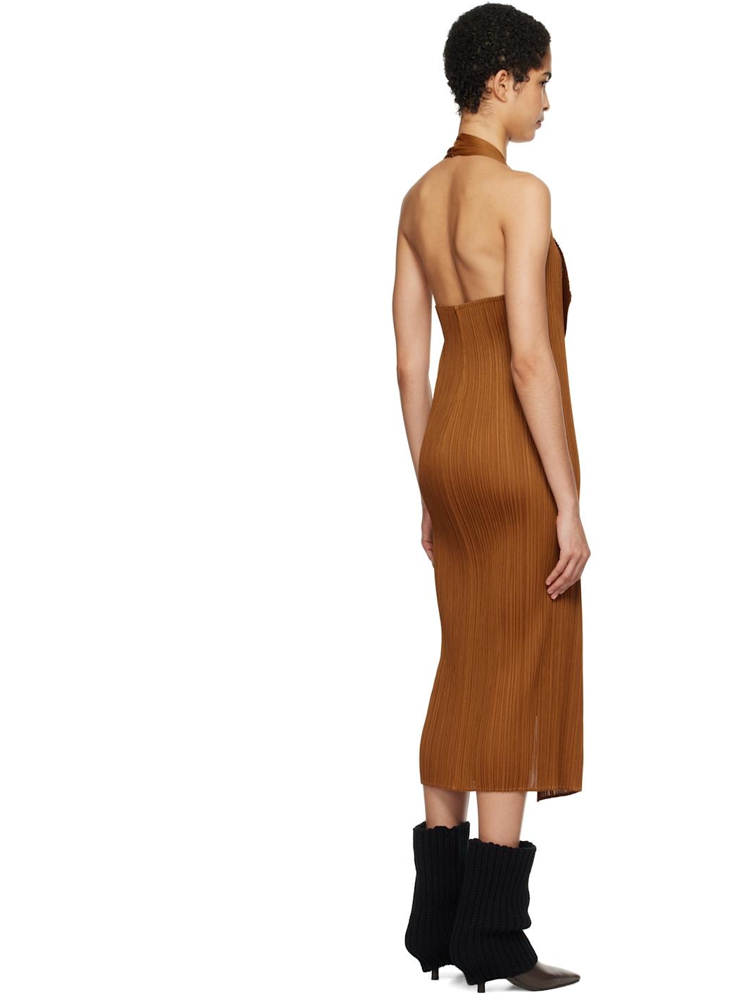 Brown Monthly Colors November Maxi Dress - 3
