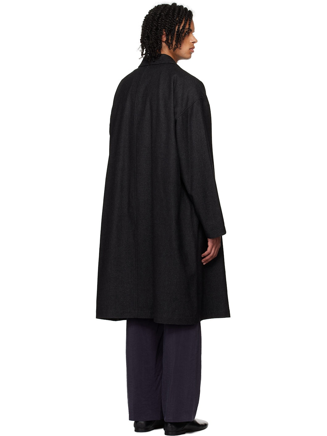 Gray Boxy Coat - 3