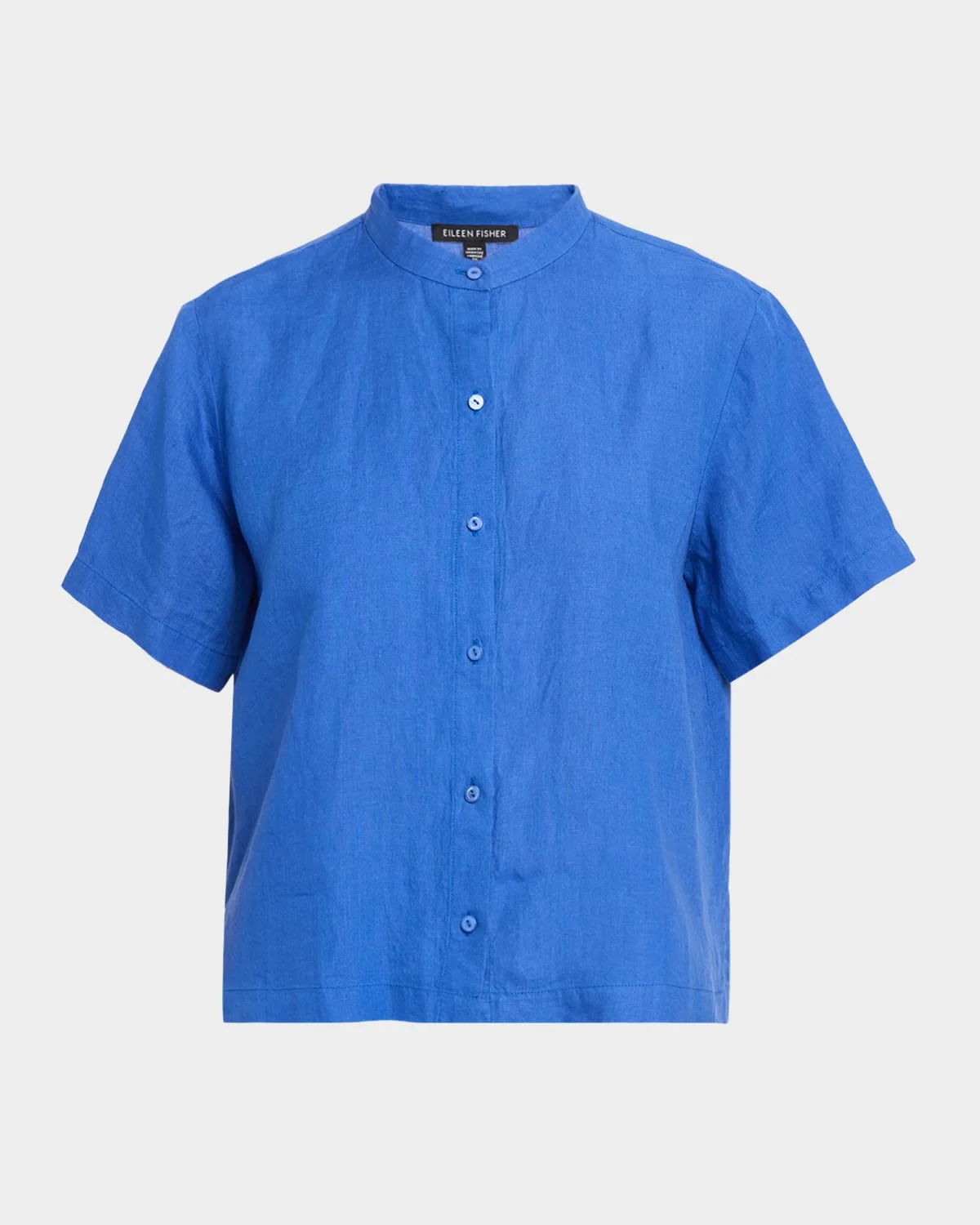 Button-Down Organic Linen Shirt - 1