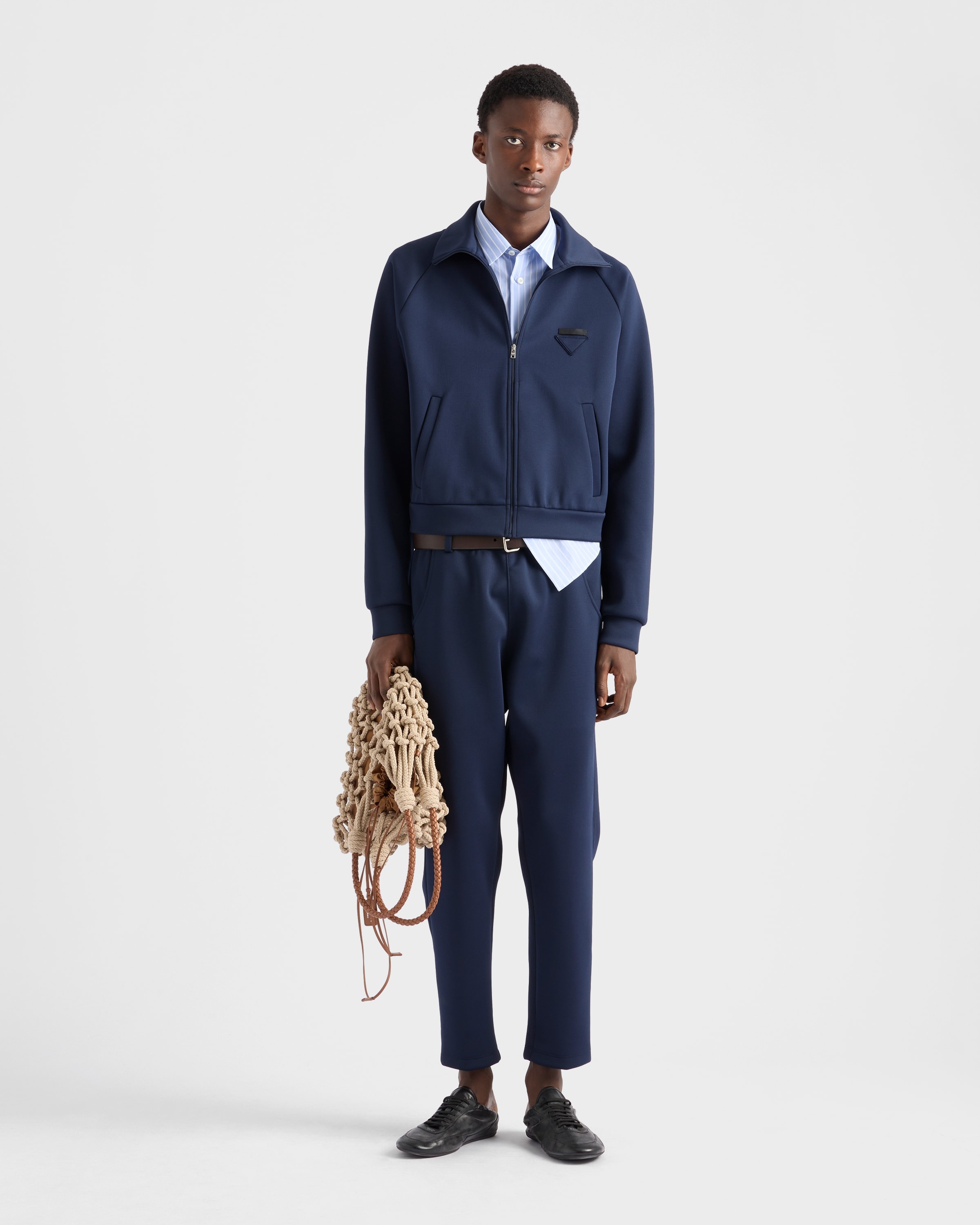 Zippered technical fabric jacket - 2
