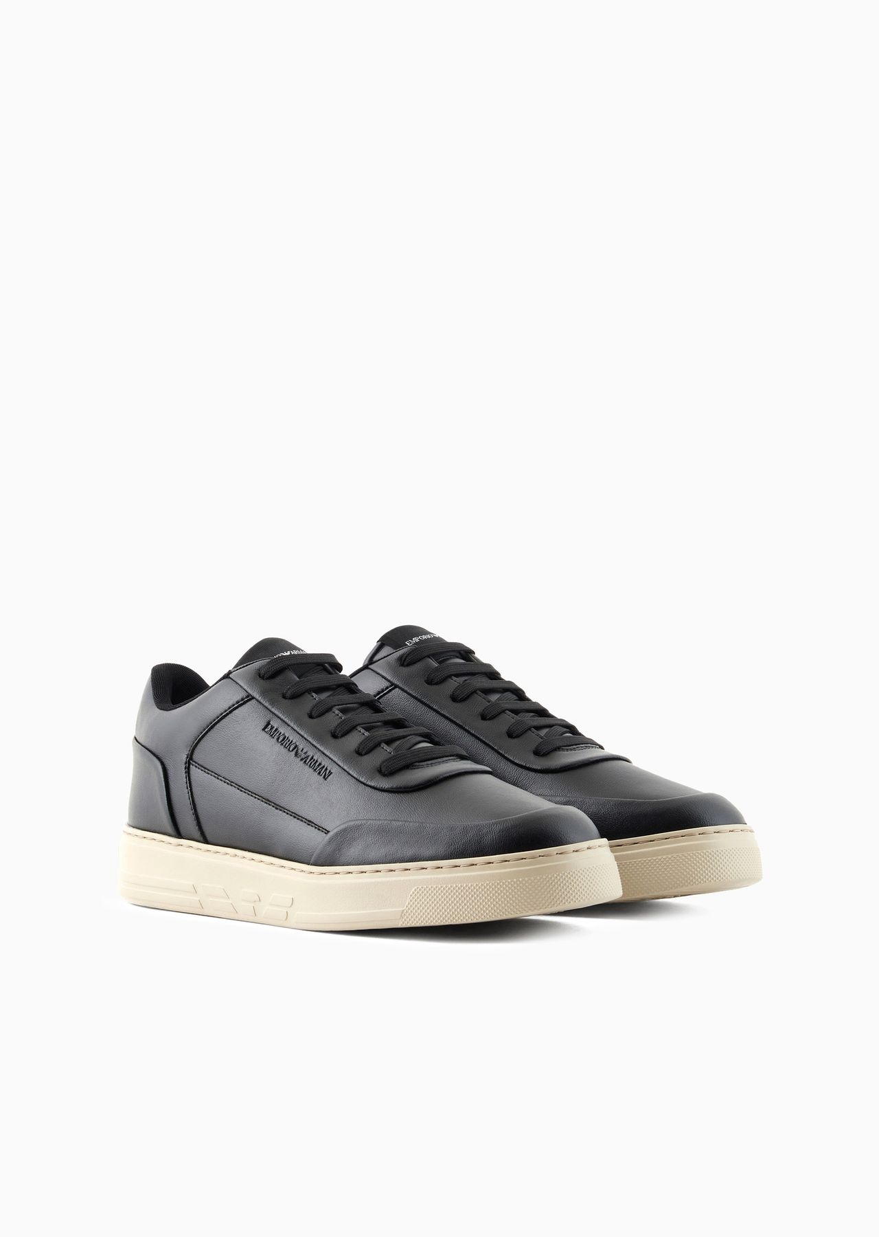 Leather sneakers with side logo - 2