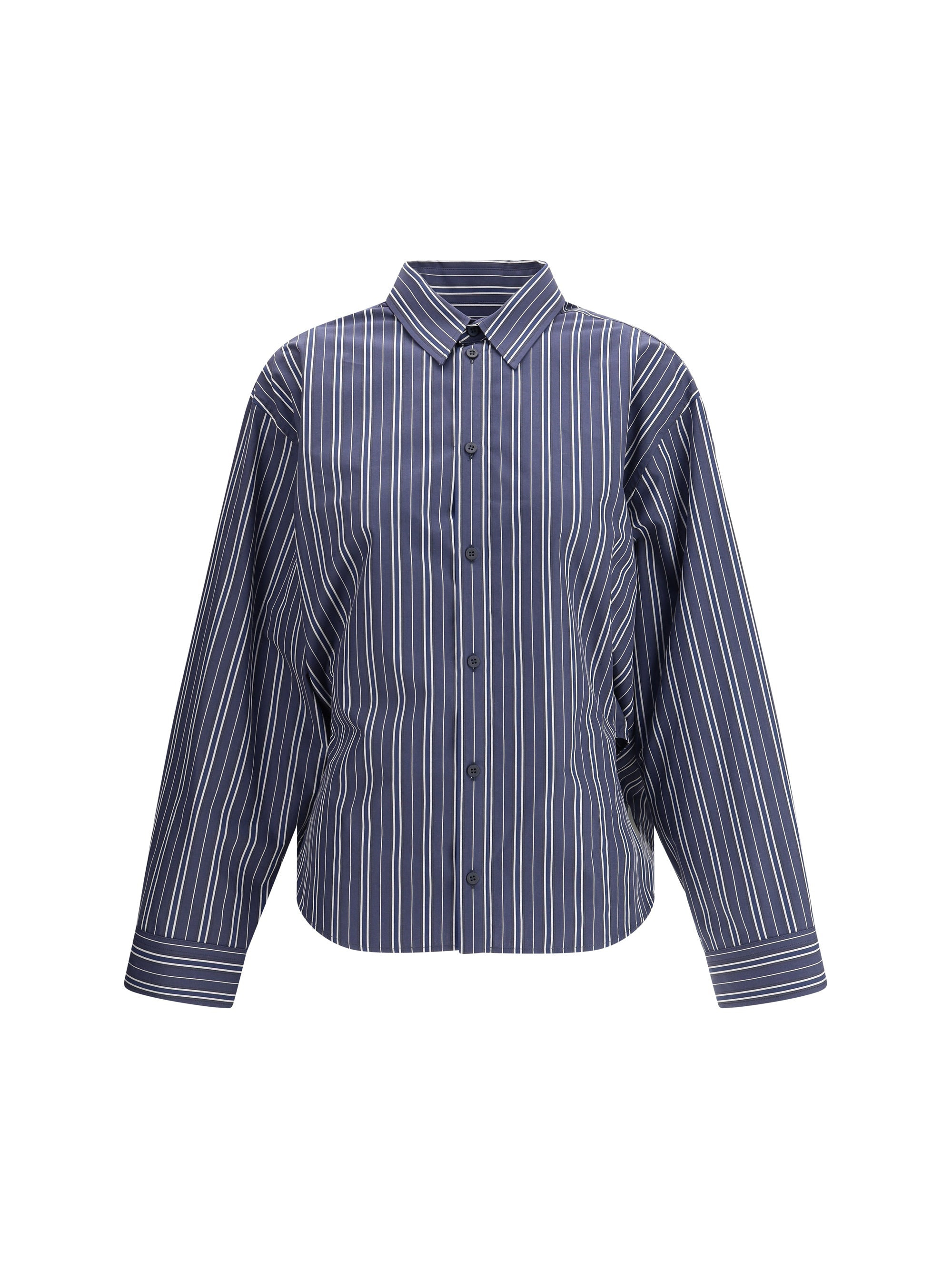 Balenciaga Women Striped Shirt - 1