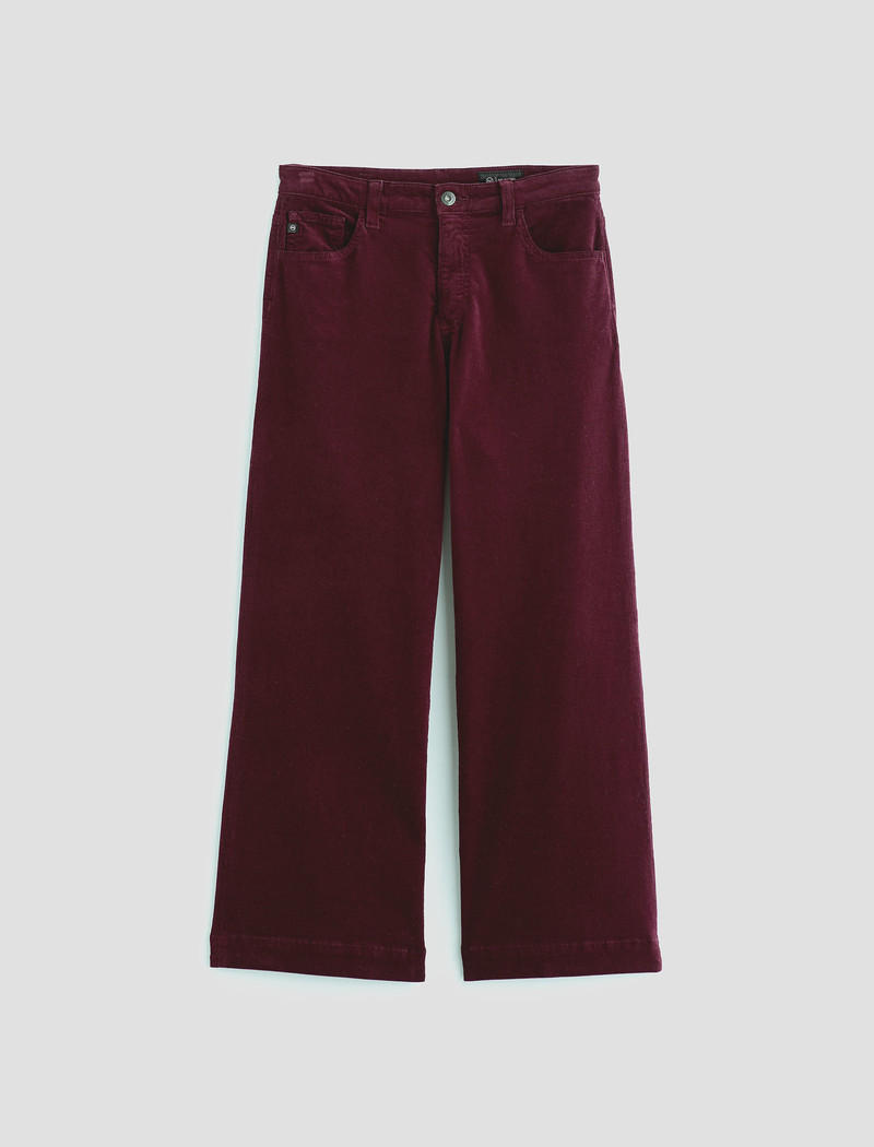 Saige Wide Leg Crop Corduroy Pant 1
