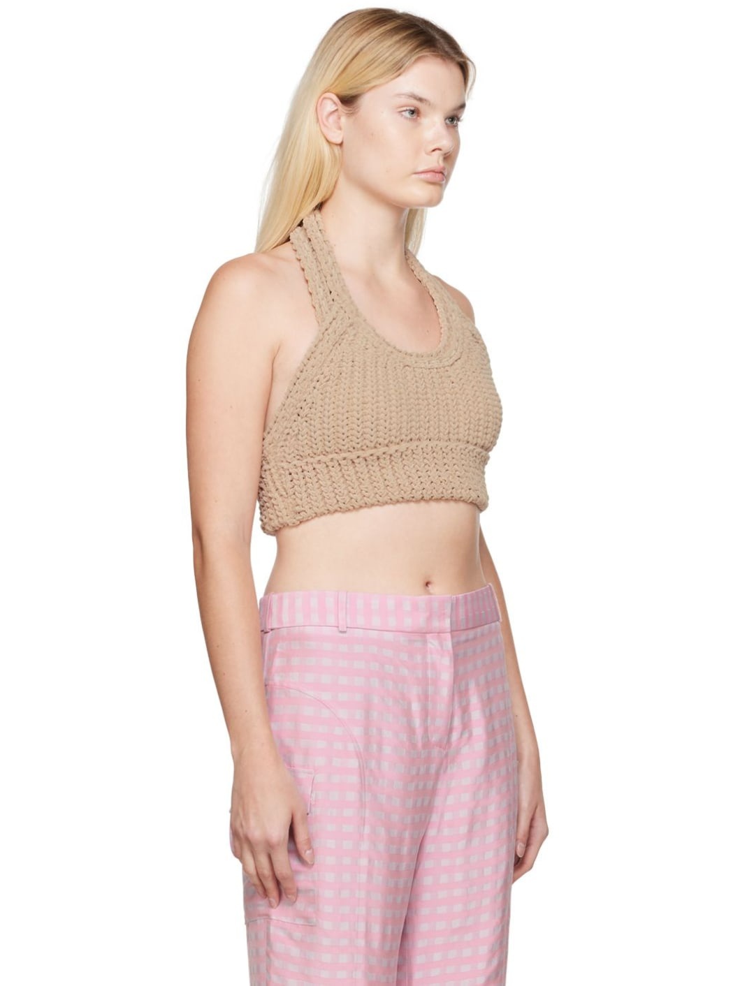 Beige 'La Maille Nuvola' Tank Top - 2