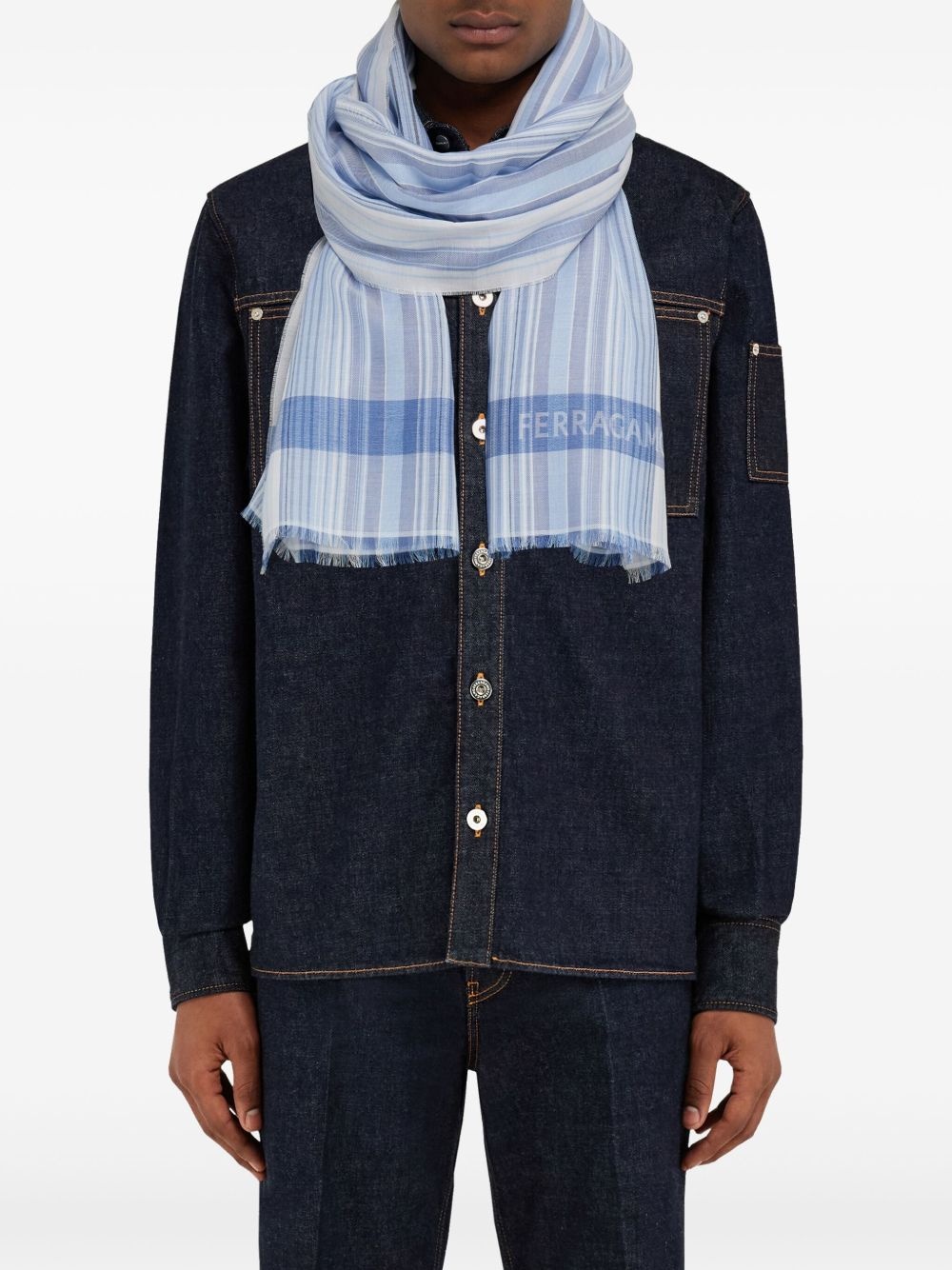 striped scarf - 4