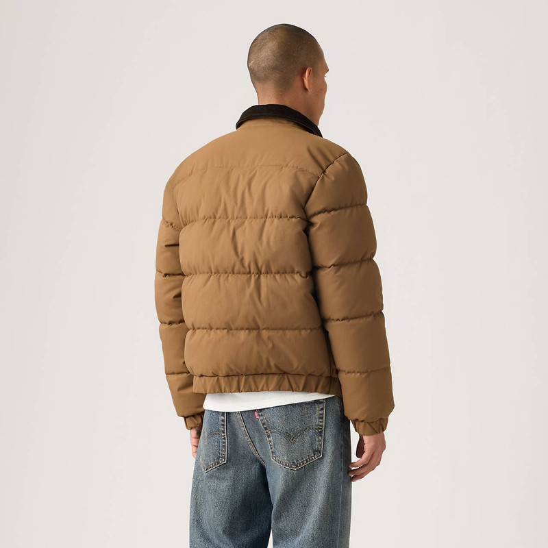 QUILTED DEPOT JACKET WITH CORDUROY COLLAR 4