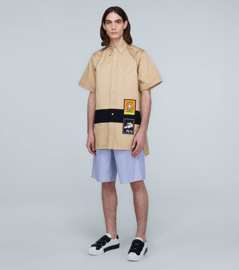 Prada Short-sleeved chino shirt outlook