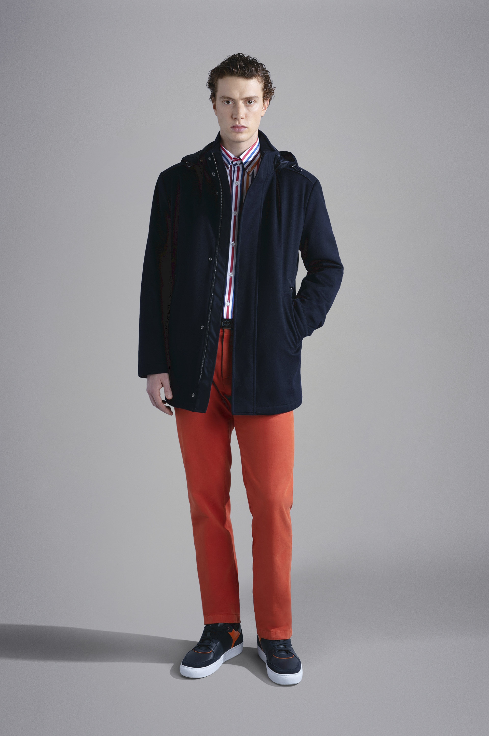 LOROPIANA® GREEN STORM SYSTEM CASHMERE CAR COAT - 2