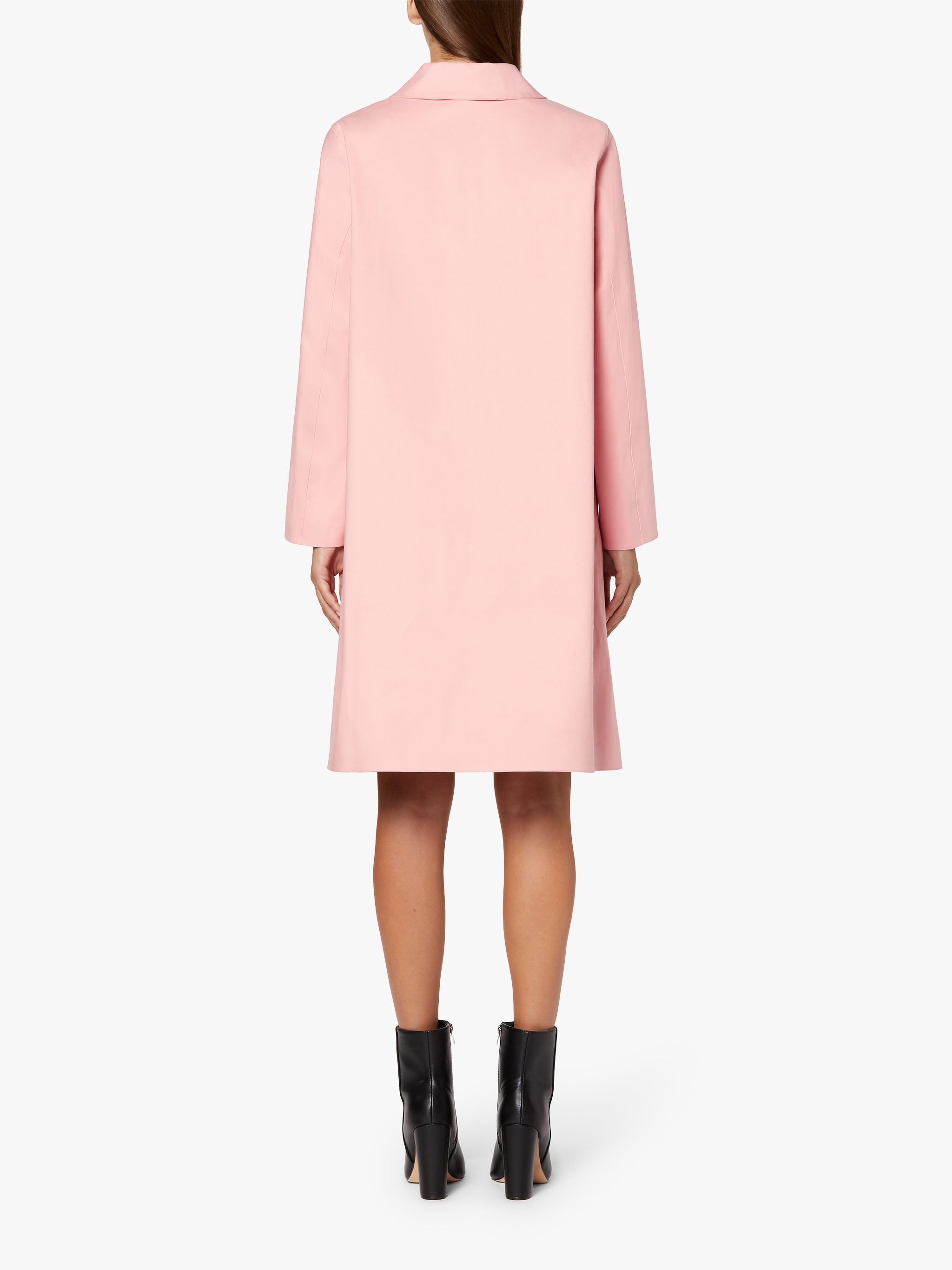 BANTON PINK BONDED COTTON COAT | LR-1032 - 4
