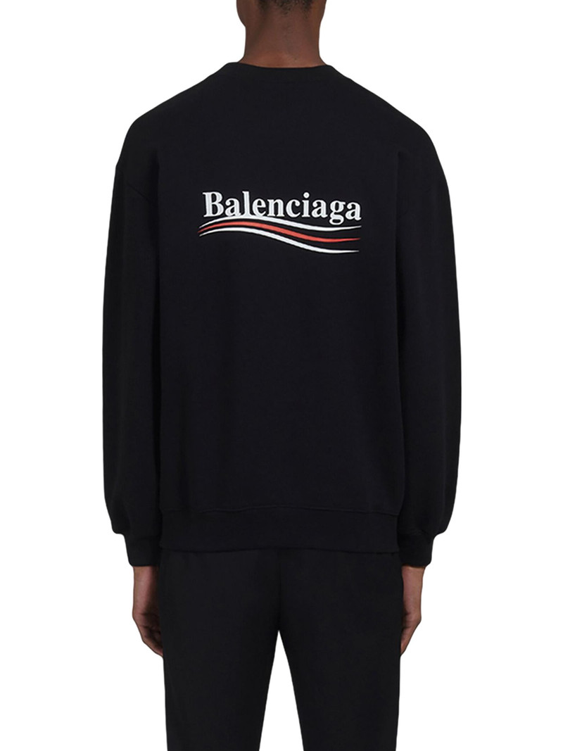 Men's Political Campaign Sweatshirt Medium Fit - Black 5