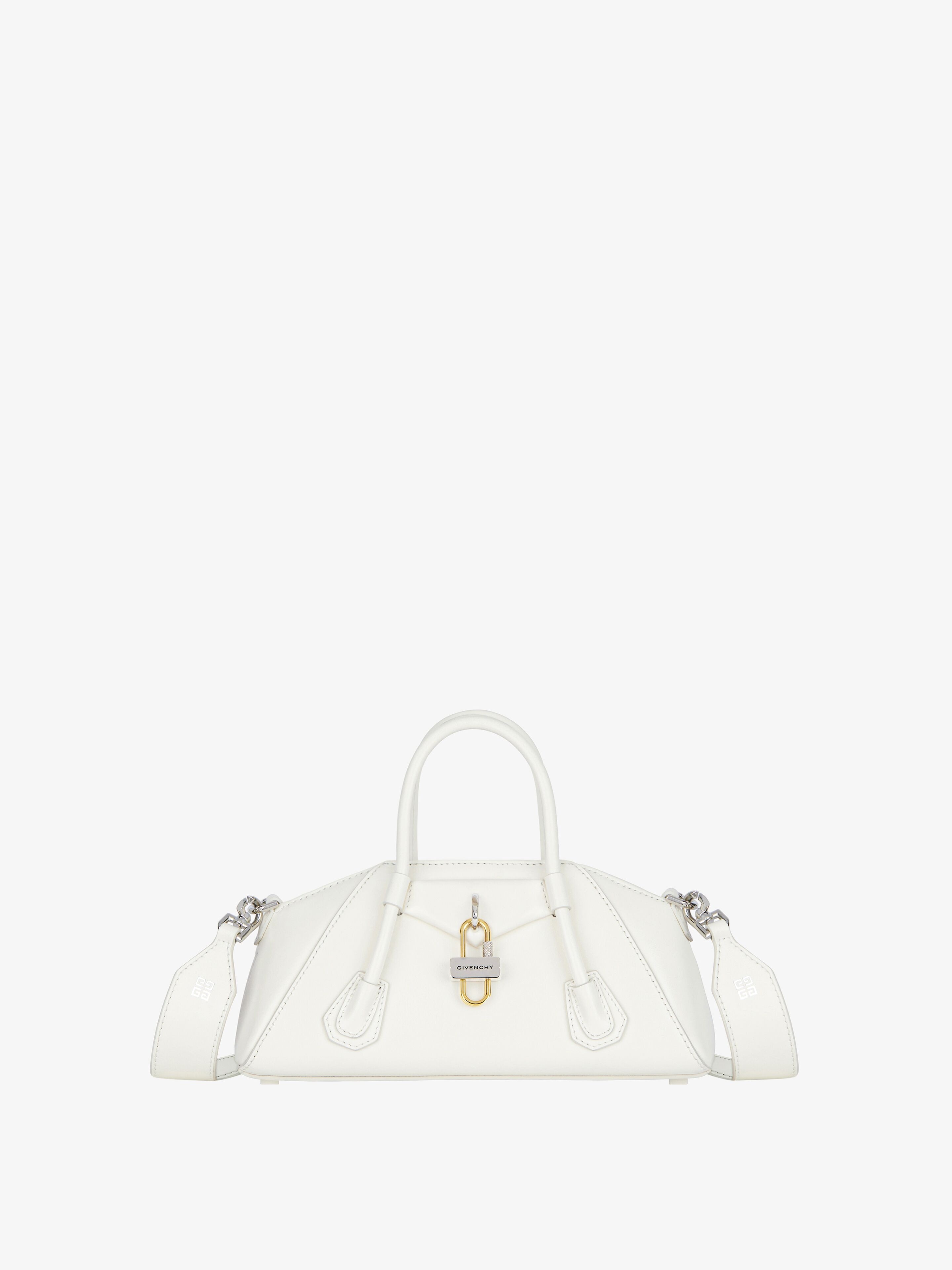 MINI ANTIGONA STRETCH BAG IN BOX LEATHER - 1