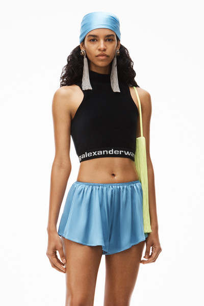 Alexander Wang MOCK NECK TANK IN STRETCH CORDUROY outlook