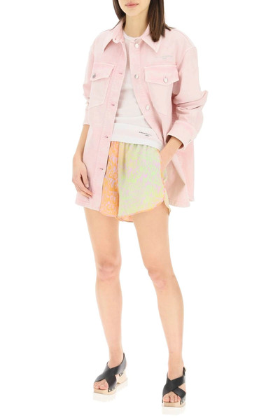 Stella McCartney PRINTED SILK SHORTS outlook