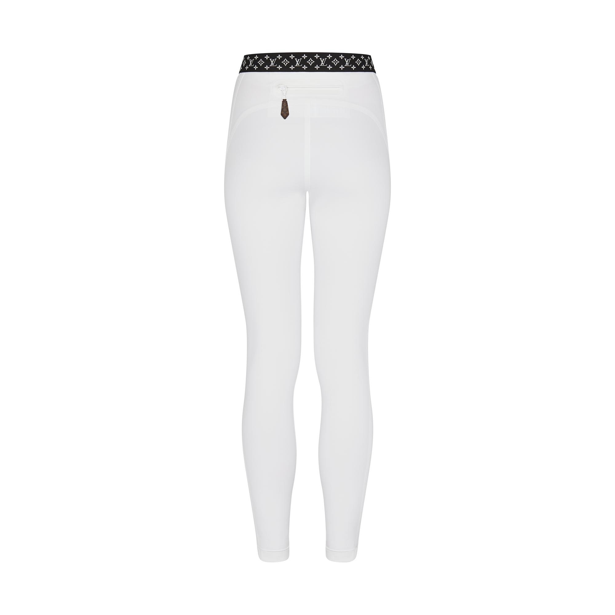 Technical Jersey Leggings with Monogram Waistband - 3