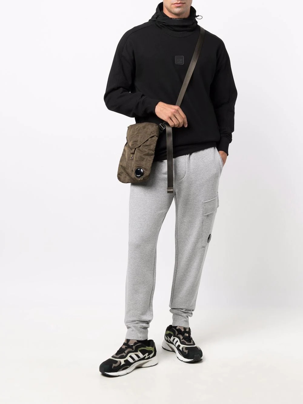 lens-detail pocket track pants - 2