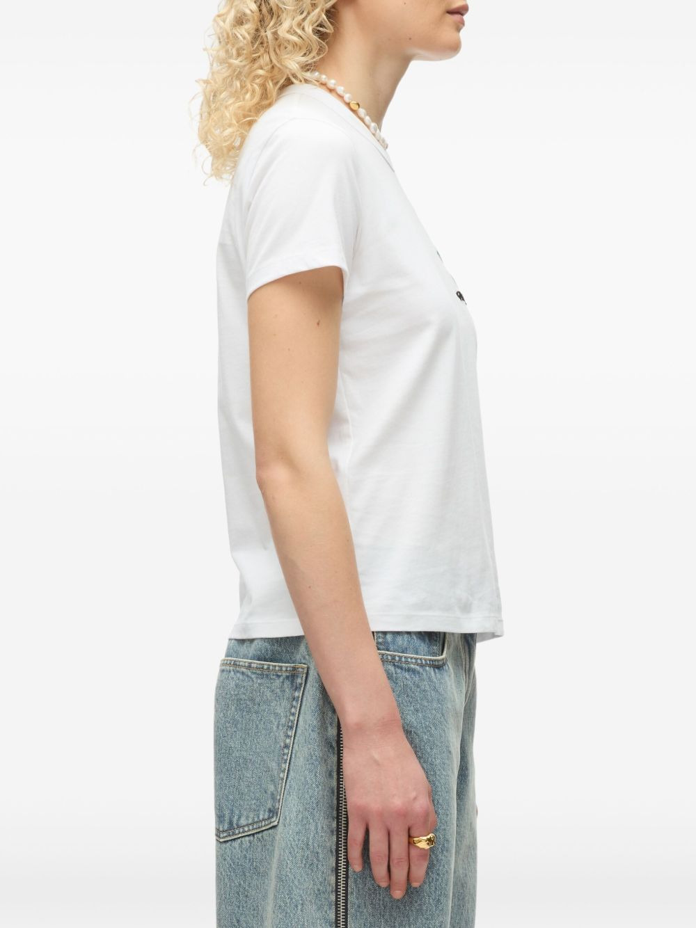 logo-embroidered T-Shirt - 5