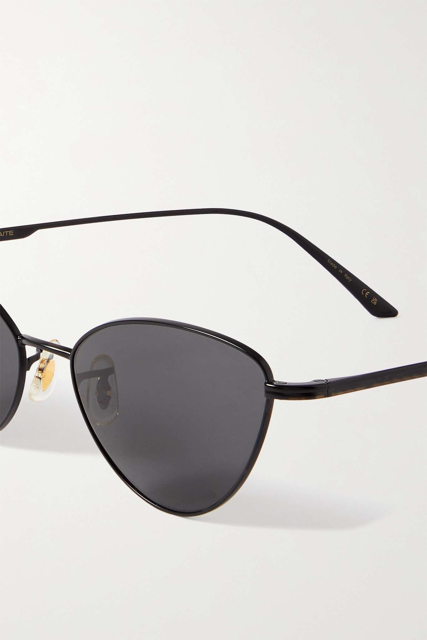 + Khaite 1998C cat-eye metal sunglasses - 4