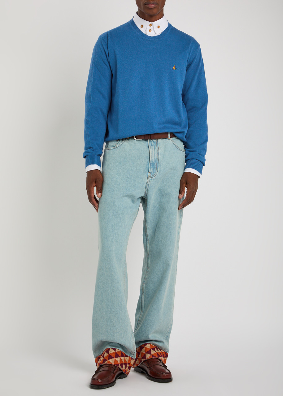 Vivienne Westwood Alex Logo Wool and Cashmere-blend Jumper - 4