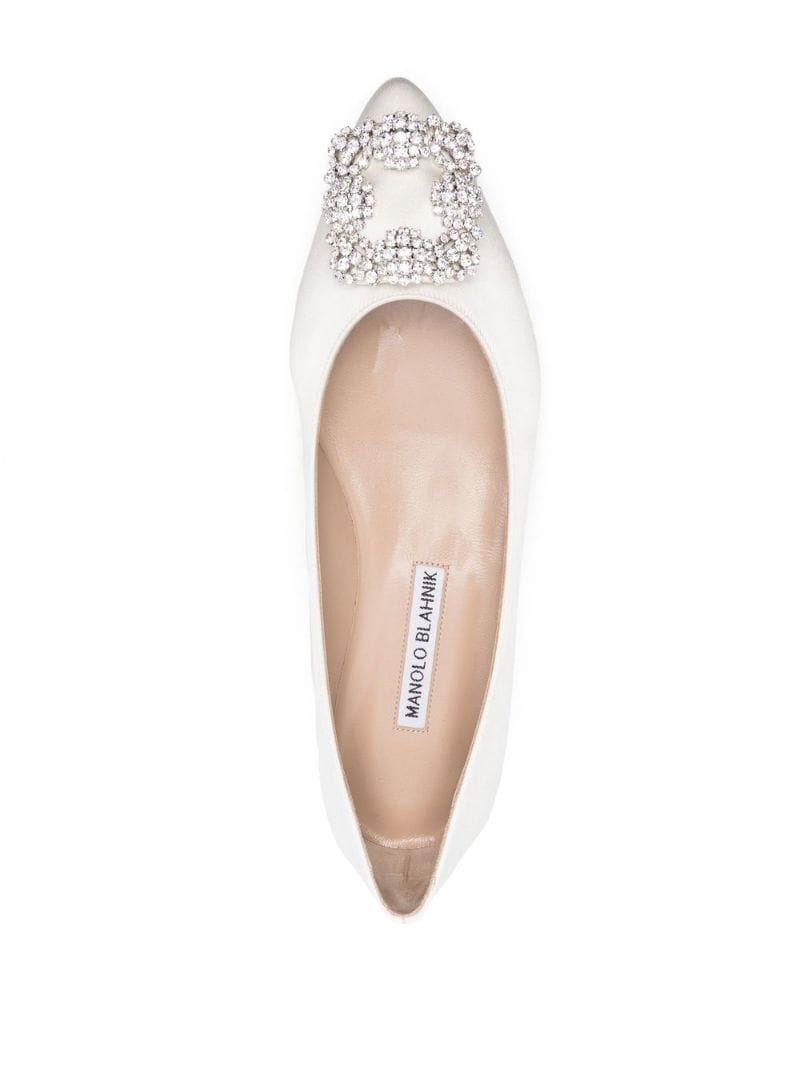 Hangisi crystal embellished ballerinas - 4