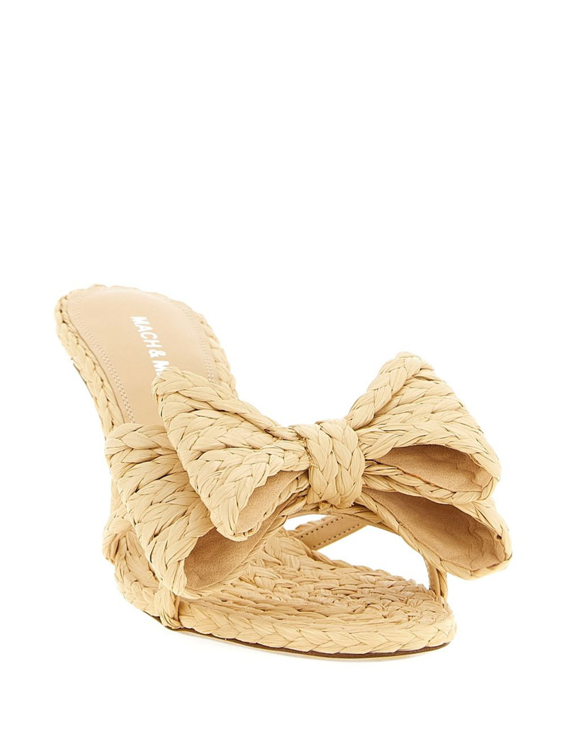 MACH & MACH Le Cadeau bow-detail open-toe sandals outlook