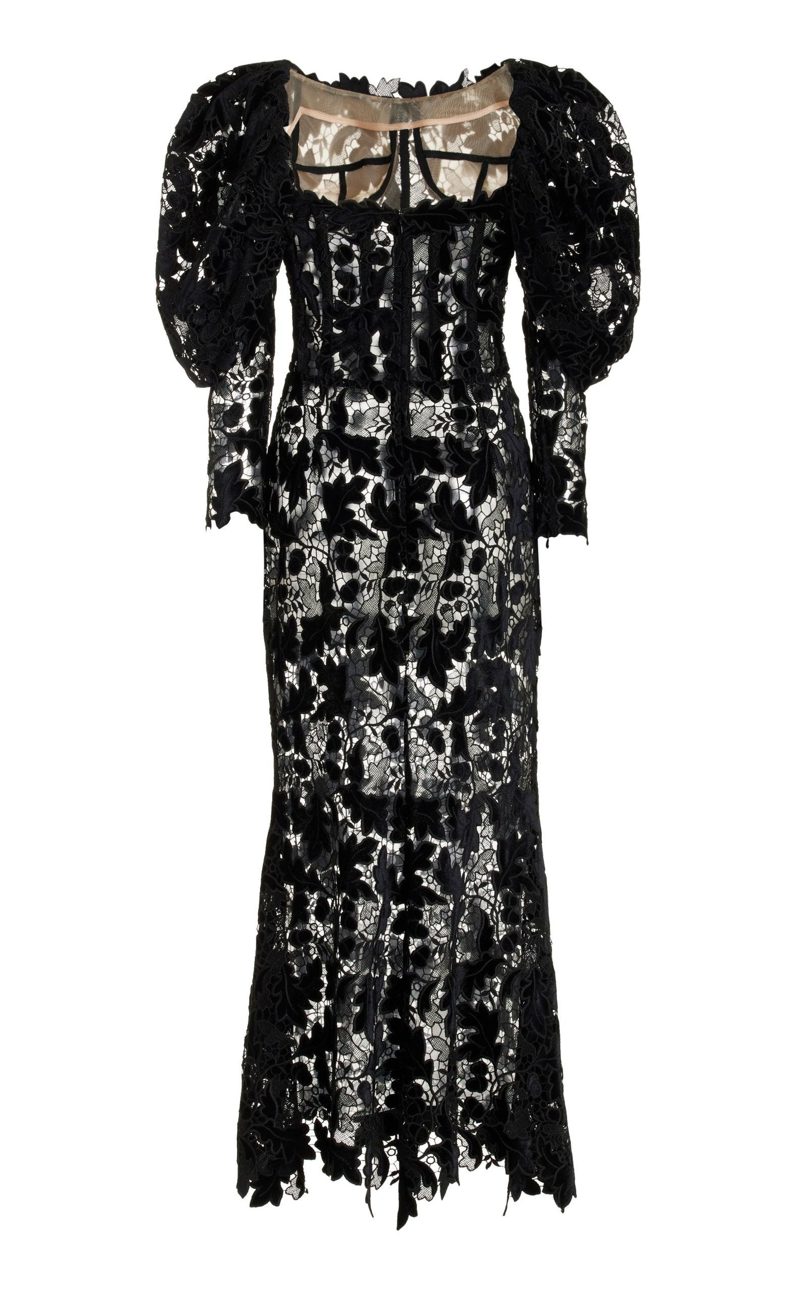 Guipure Lace Midi dress - 4