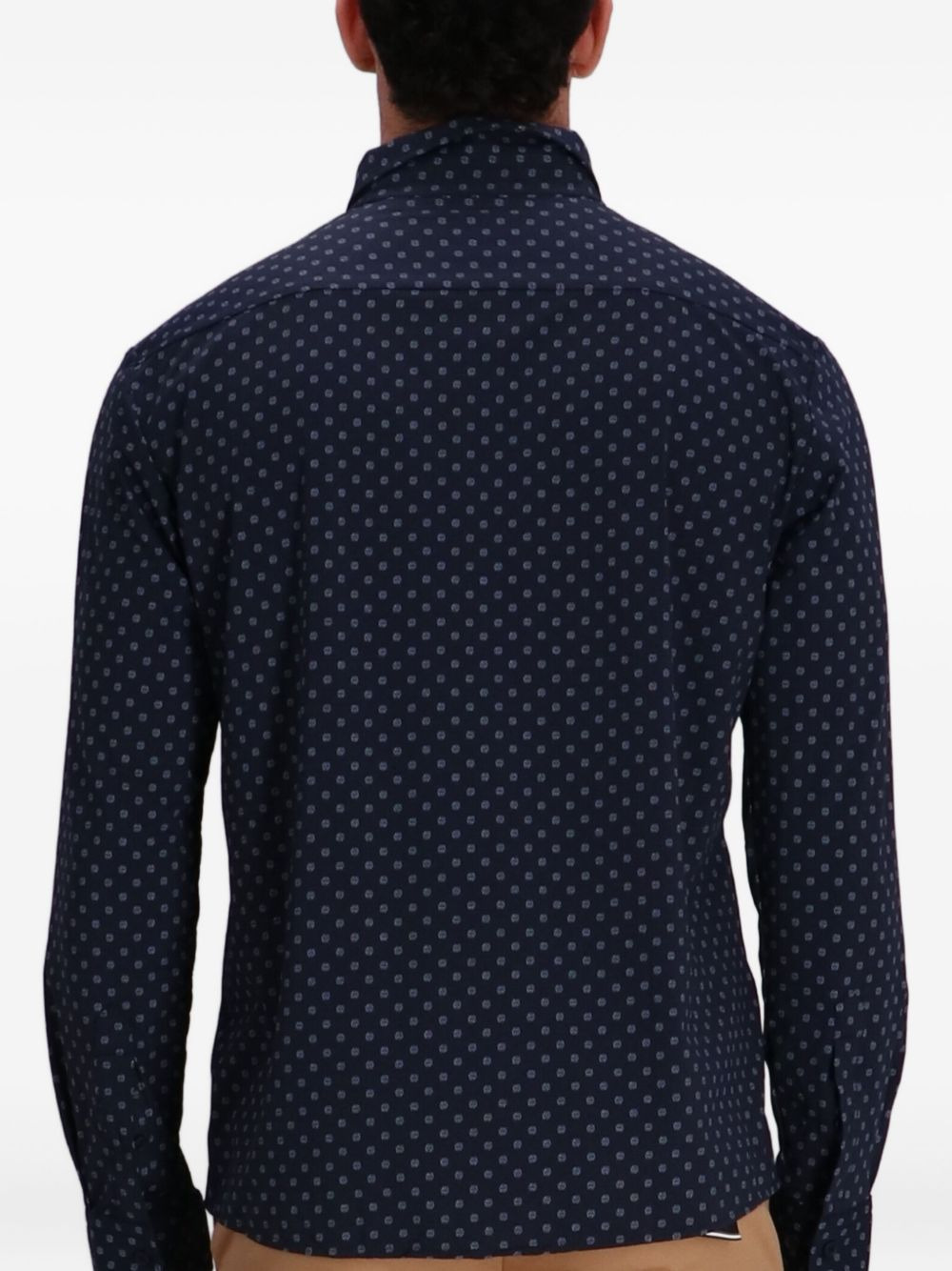 patterned long-sleeved shirt - 4