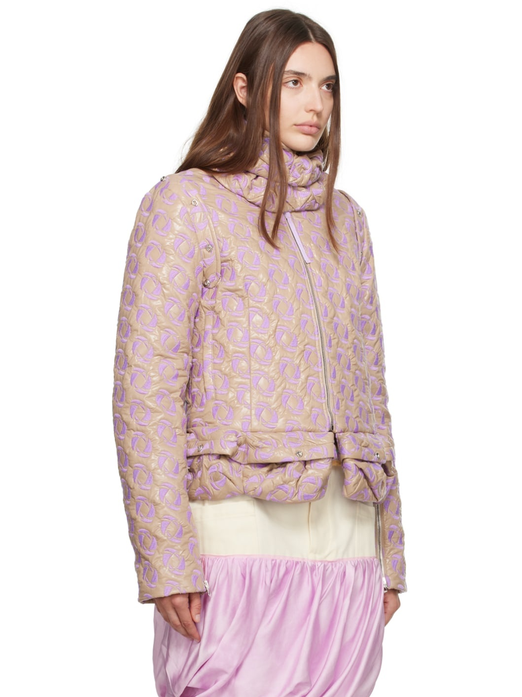 Beige & Purple Mobius Jacket - 2