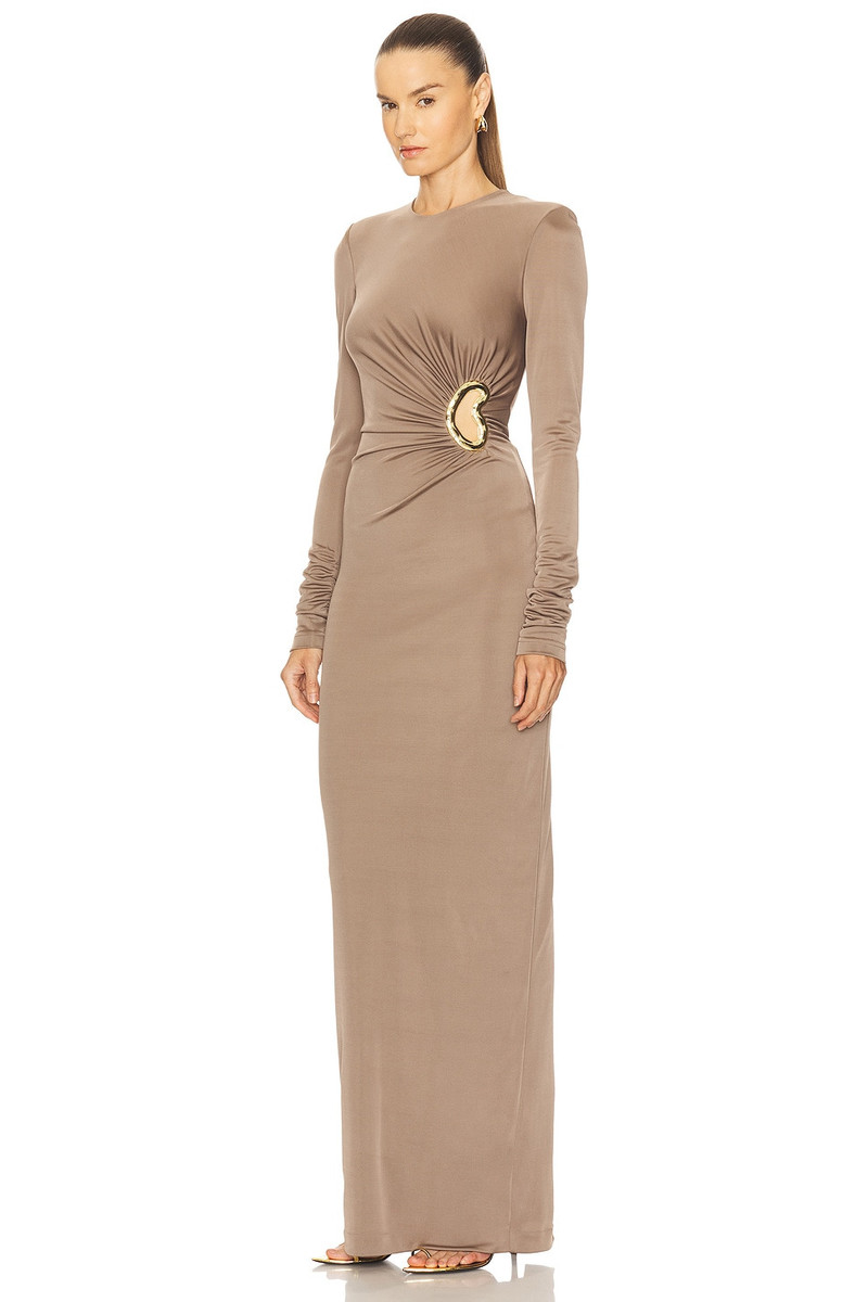 REBECCA VALLANCE Mischa Long Sleeve Maxi Dress outlook