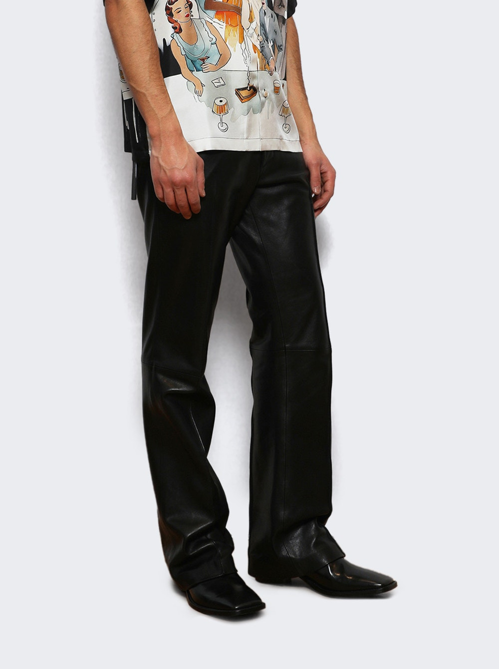 Ma Metallic Heel Boot Black - 2