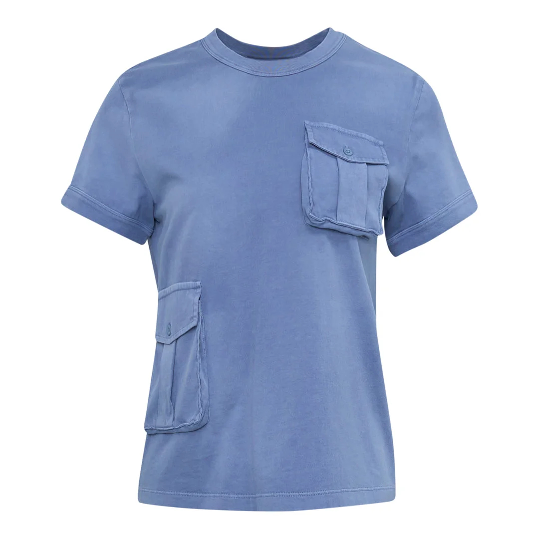 Washed Patch Pocket Tee - 1
