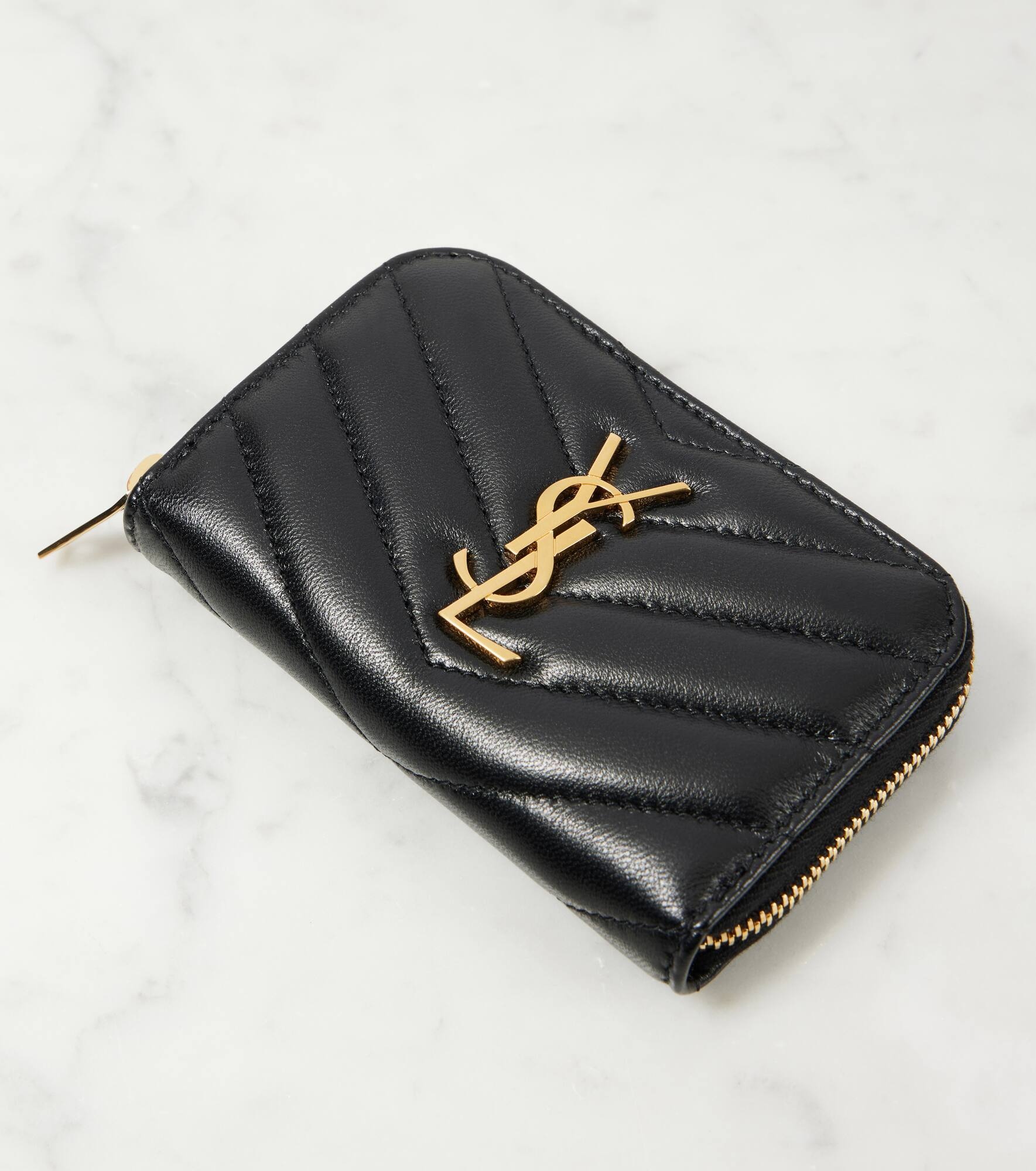 Cassandre matelassé leather coin purse - 4