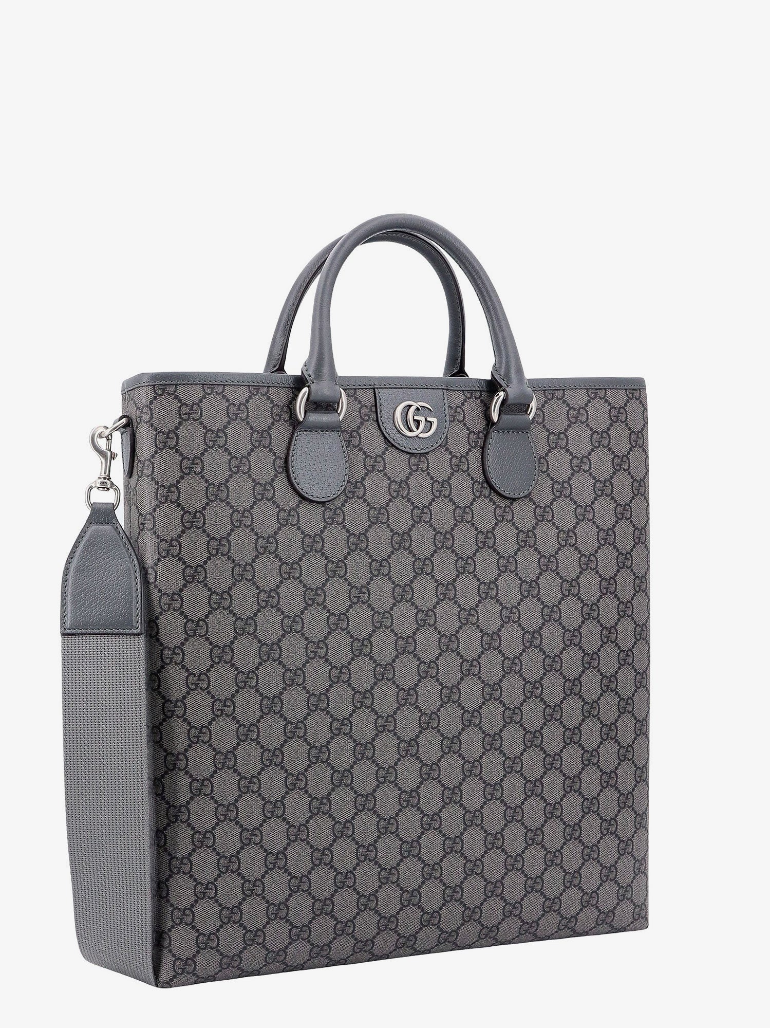 Gucci Man Ophidia Tote Man Grey Handbags - 3