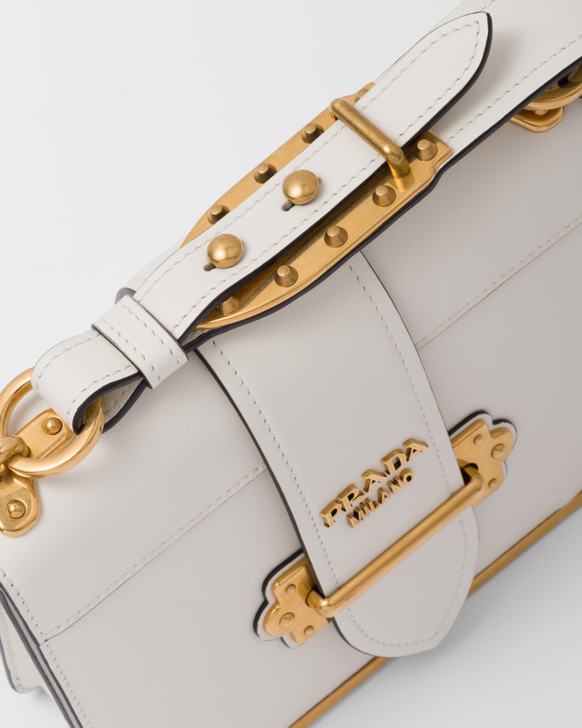 Prada Cahier leather bag - 6