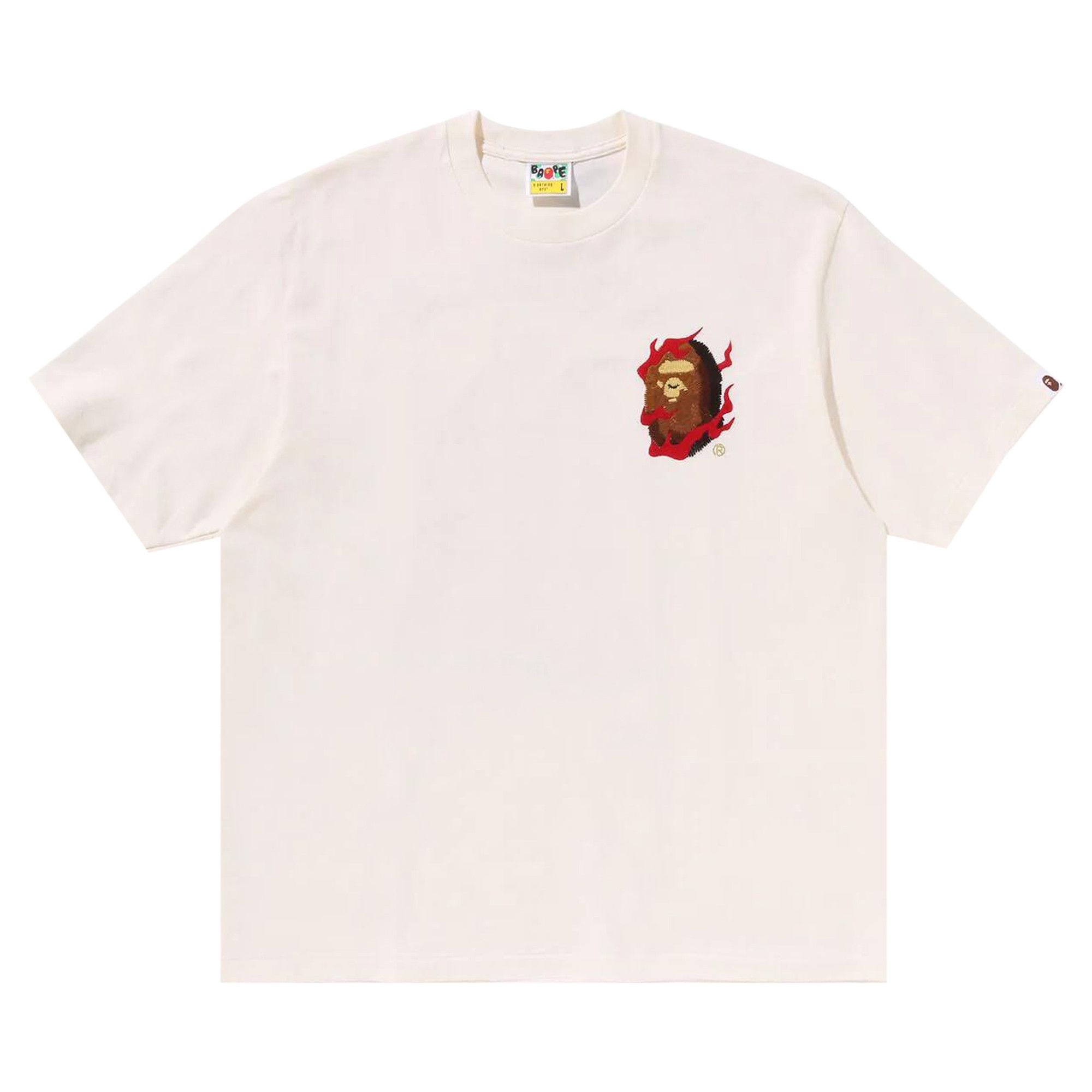 BAPE Souvenir Relaxed Fit Tee 'Ivory' - 1