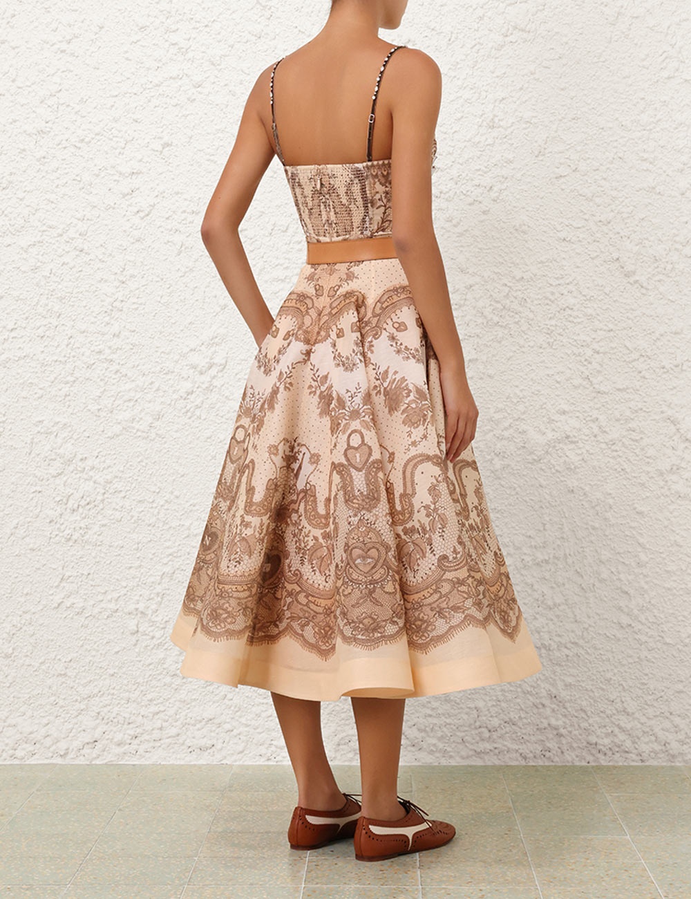 【Zimmermann】CRUSH TWIST FRONT MIDI カットアウト ミディ Zimmermann】CRUSH TWIST FRONT MIDI カットアウト ミディ