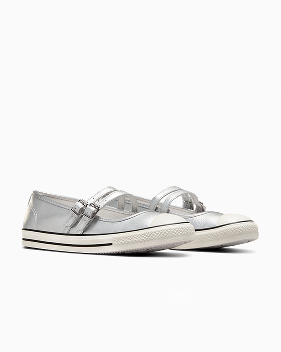 Chuck Taylor All Star Mary Jane Metallic Leather - 4